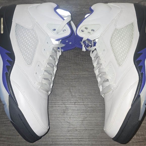 Men's Air Jordan 5 Retro Concord DS - Picture 5 of 6